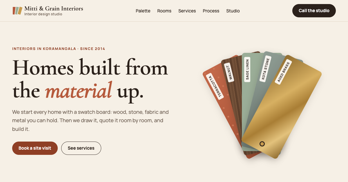 Swatch template screenshot